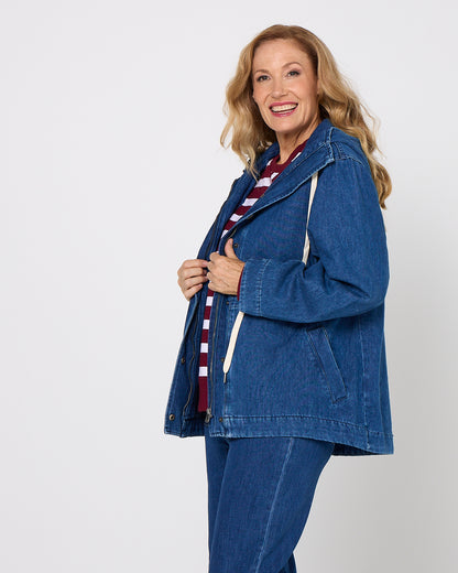 Kingston Anorak -Mid Blue