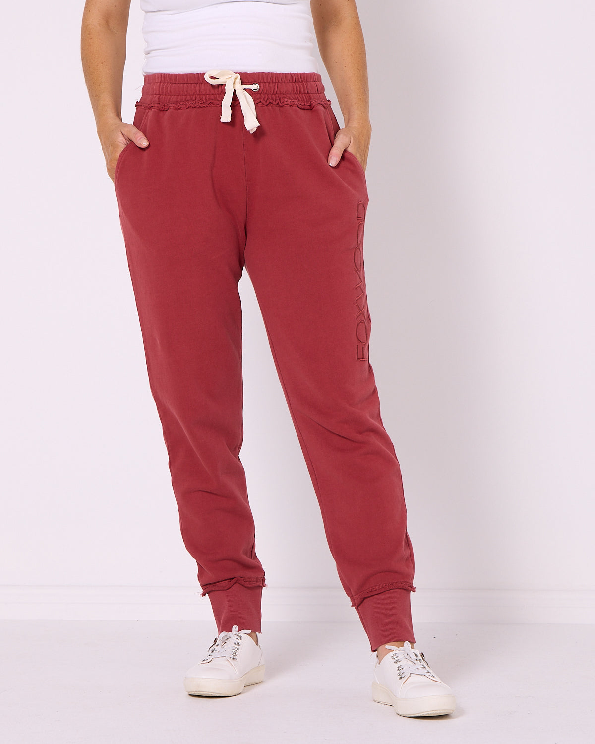 Simplified Track Pant - Rust