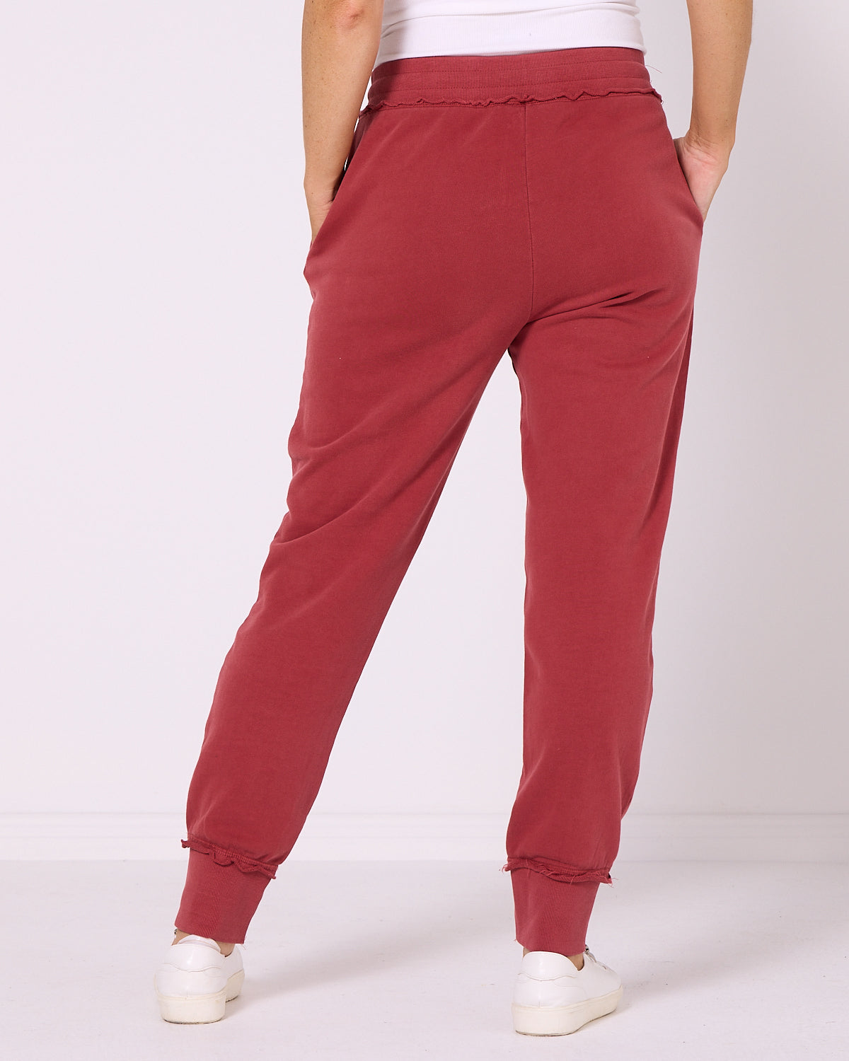 Simplified Track Pant - Rust