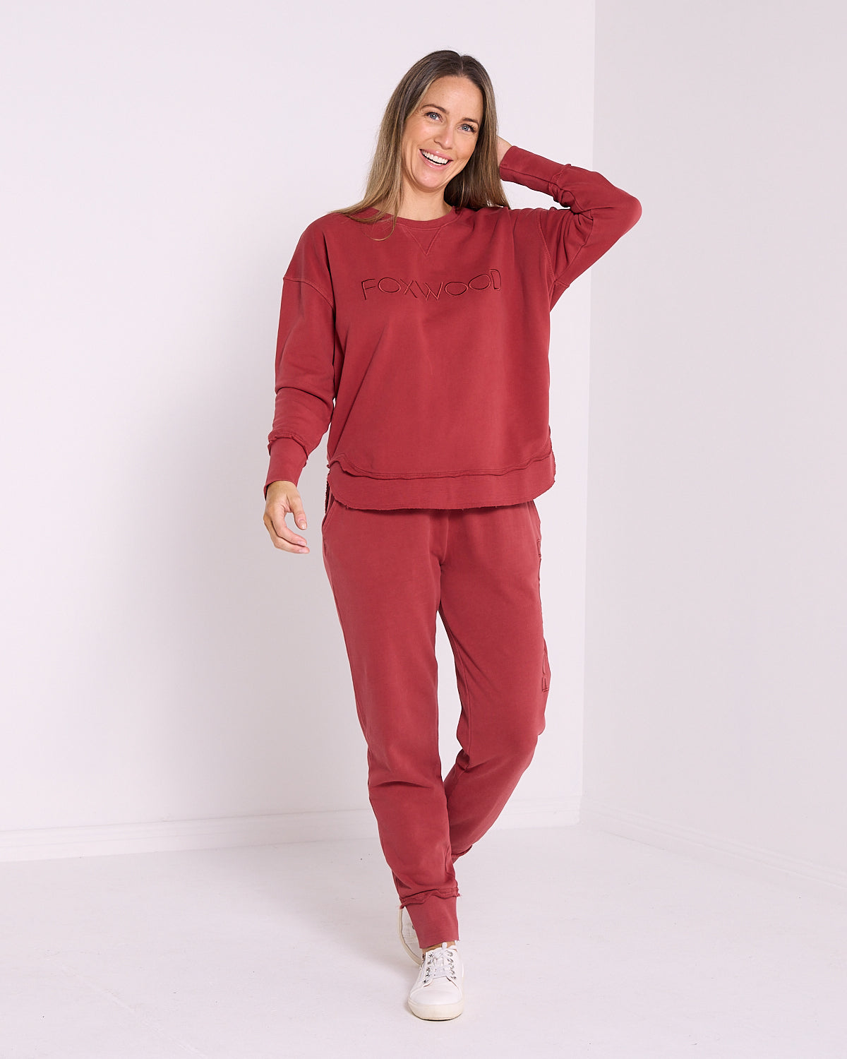 Simplified Track Pant - Rust