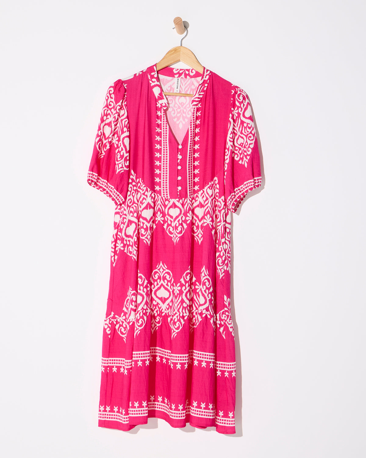 Francesca Dress - Hot Pink