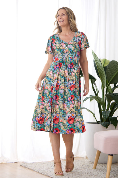 Brighton Dress - Sunlit Meadow