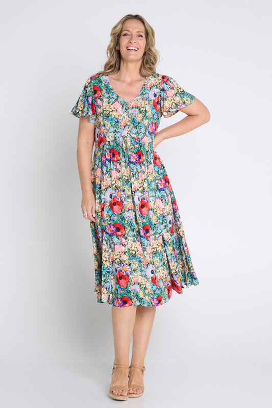 Brighton Dress - Sunlit Meadow