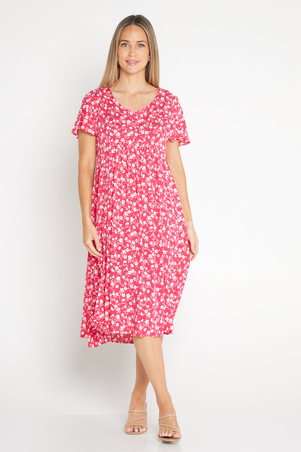 Brighton Dress - Pink Floral