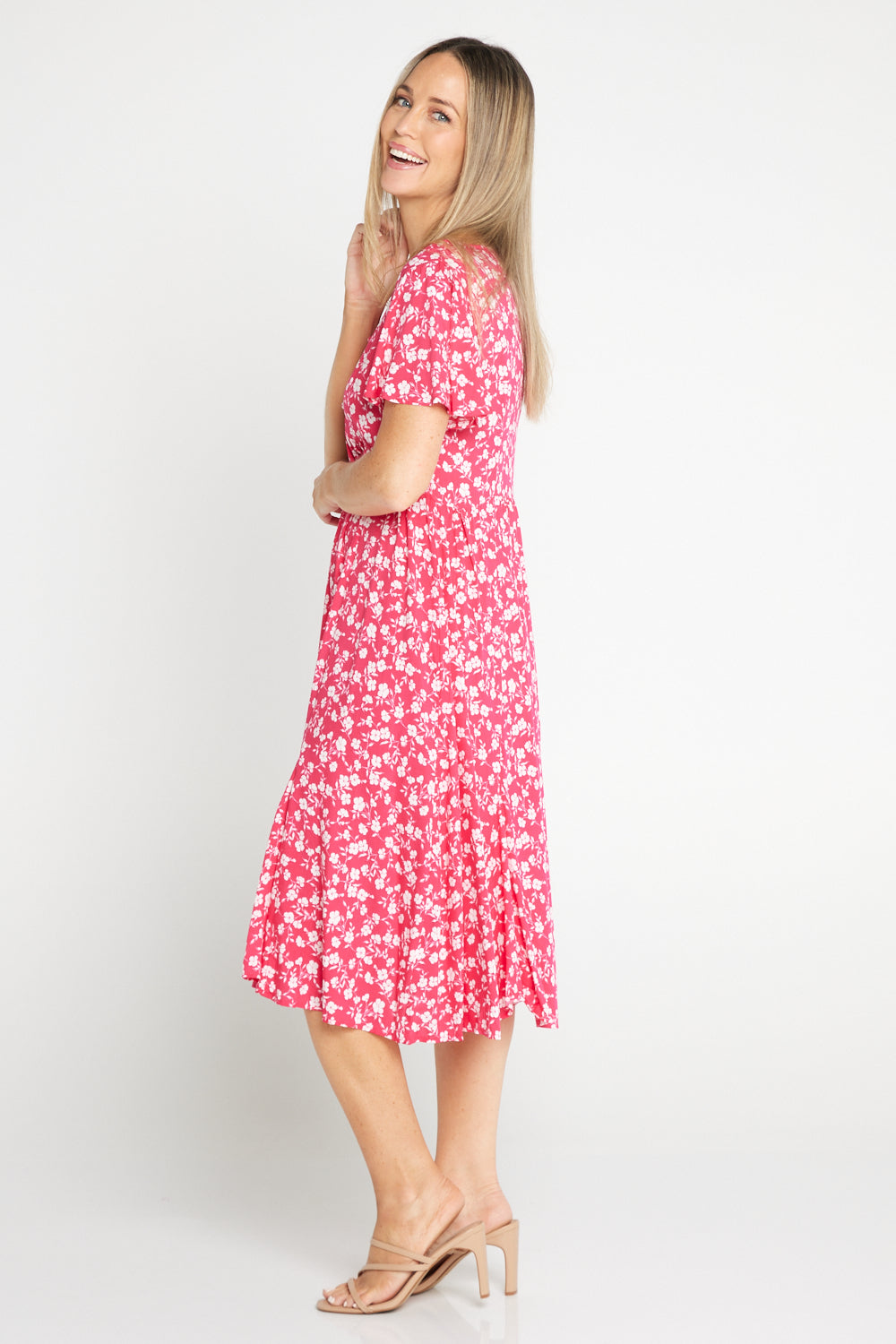 Brighton Dress - Pink Floral