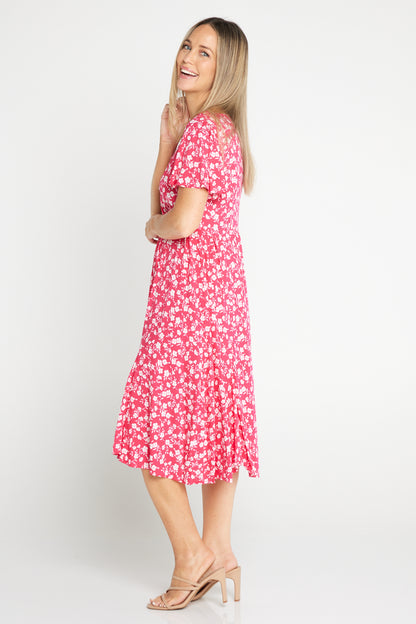 Brighton Dress - Pink Floral