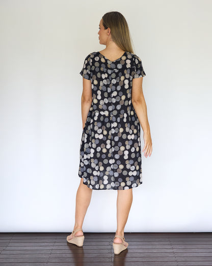 Emery Cotton Dress - Evening Dapple