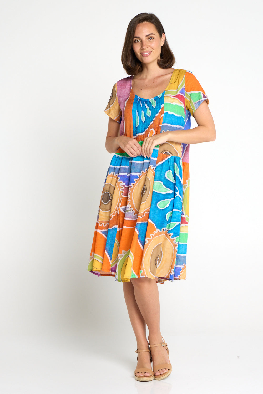 Emery Dress - Sunburst Mosaic