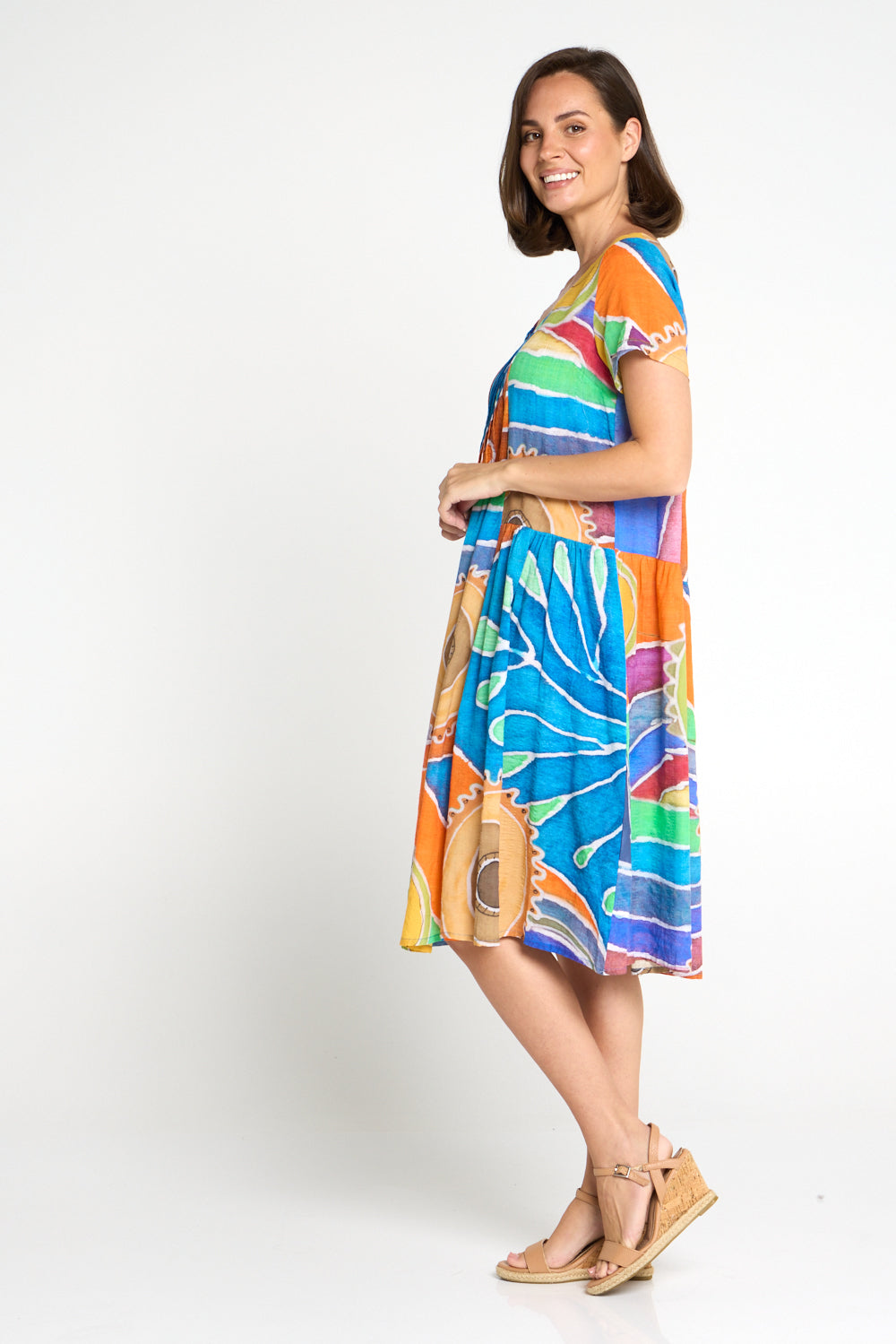 Emery Dress - Sunburst Mosaic