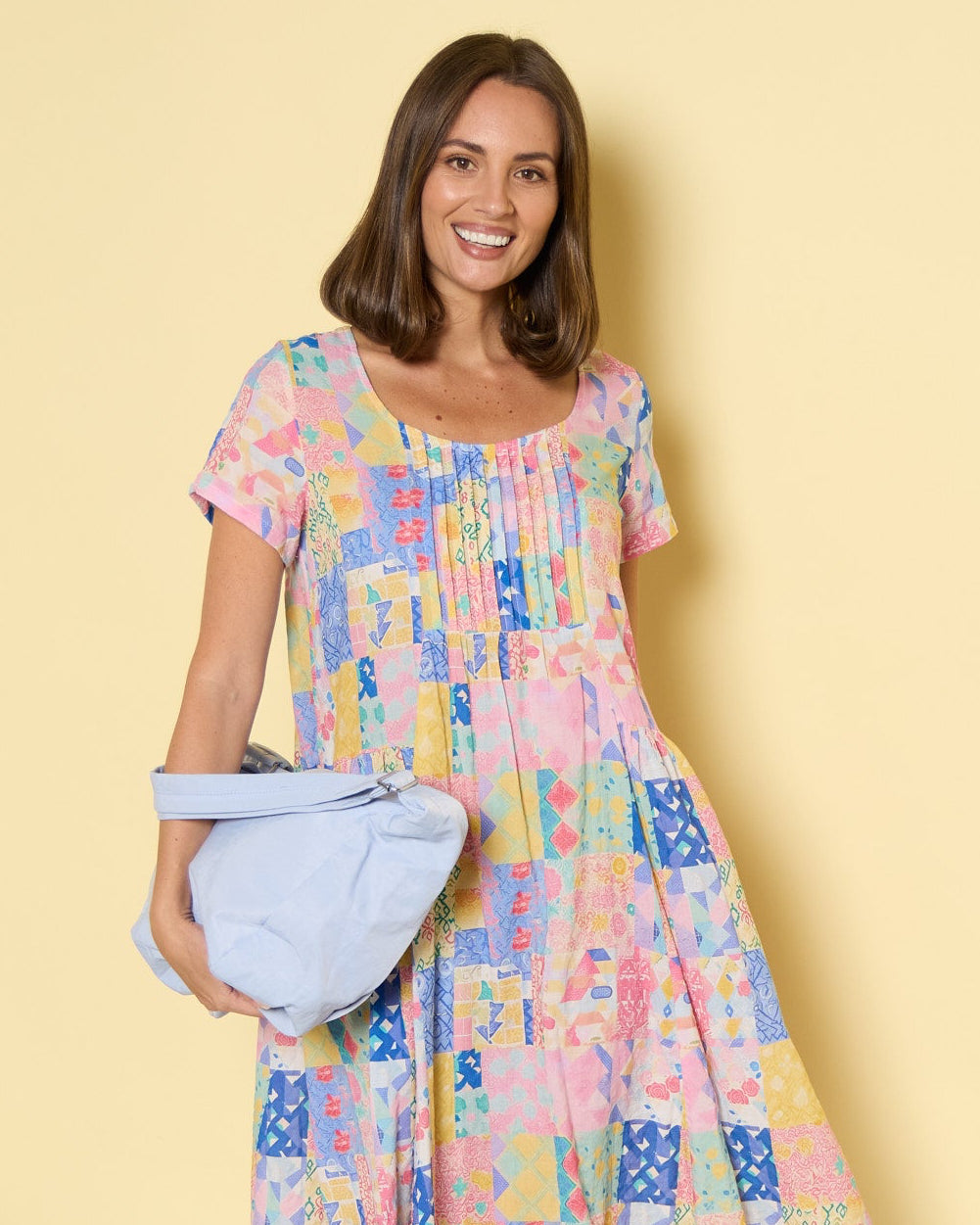 Ella Slouch Shoulder Bag - Pastel Periwinkle