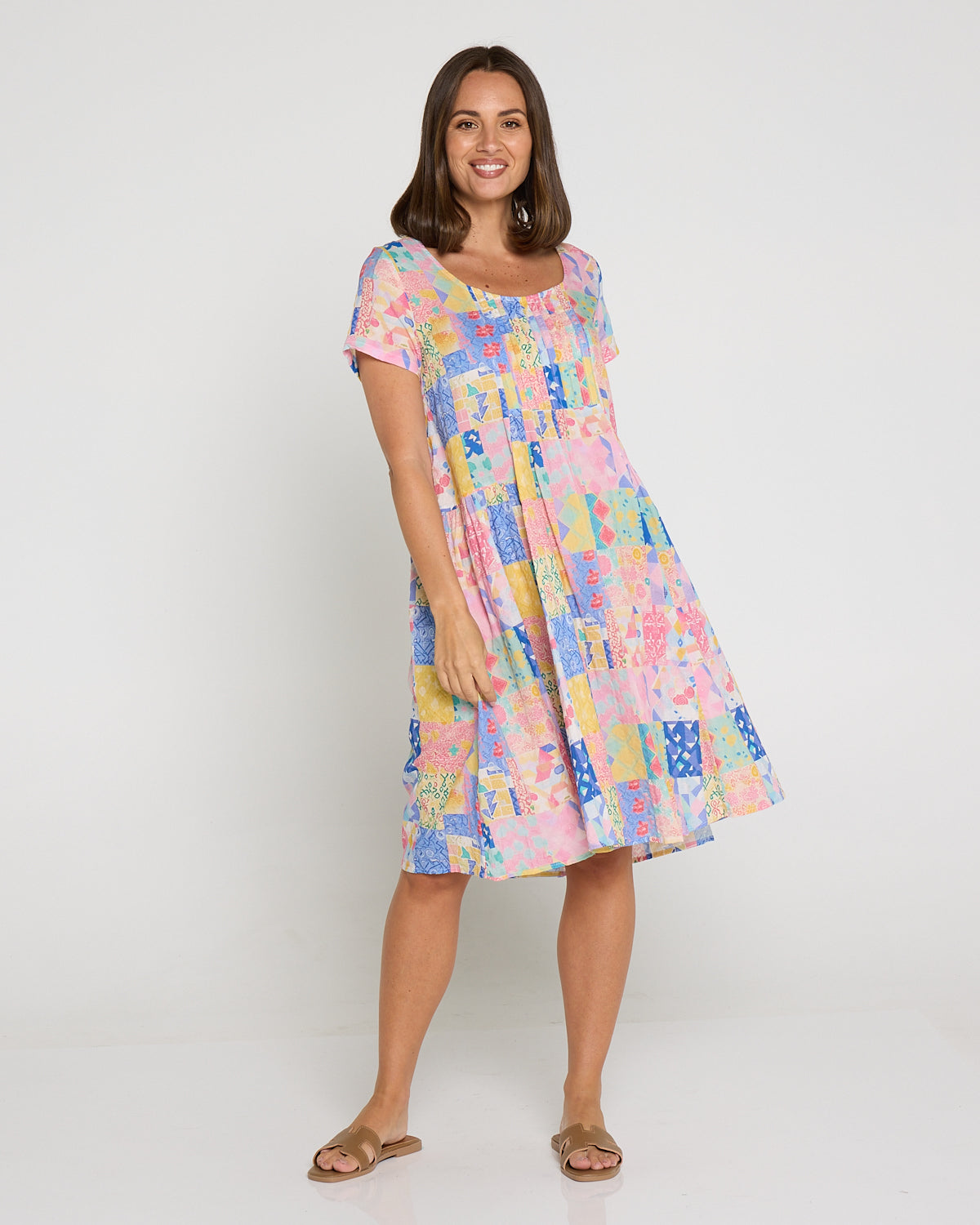 Emery Cotton Dress - Gelato Patch