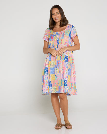 Emery Cotton Dress - Gelato Patch