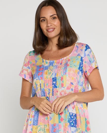 Emery Cotton Dress - Gelato Patch