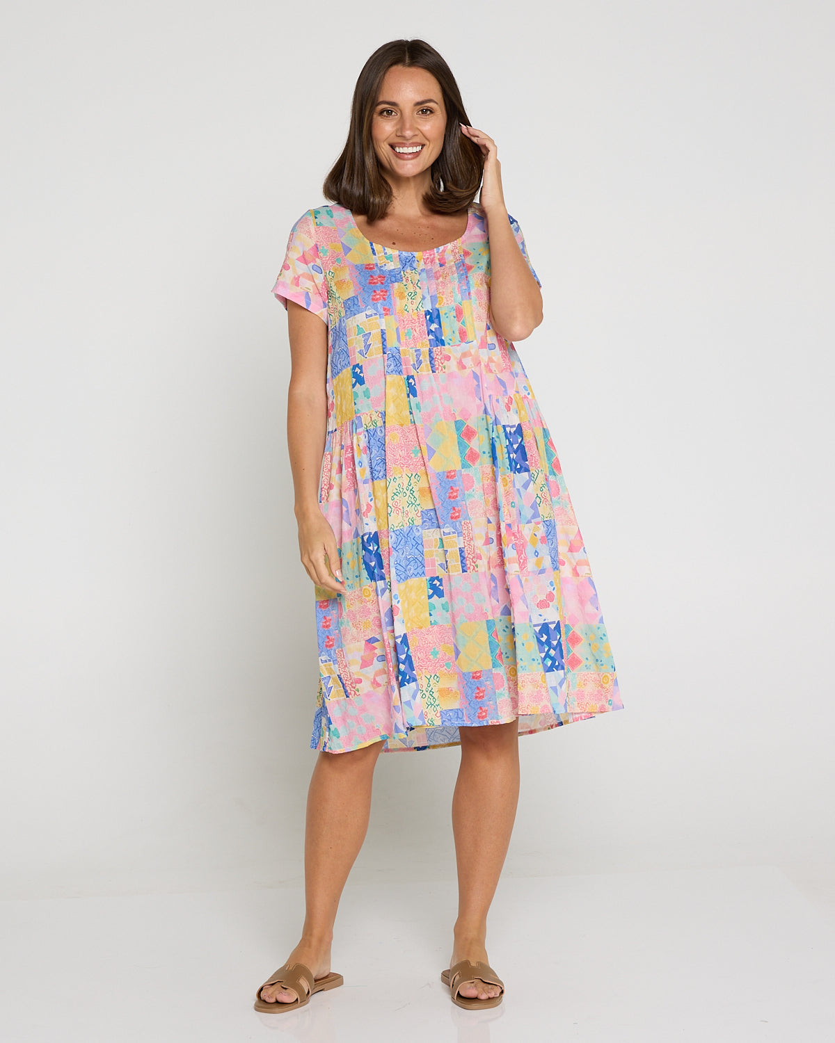 Emery Cotton Dress - Gelato Patch