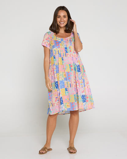 Emery Cotton Dress - Gelato Patch