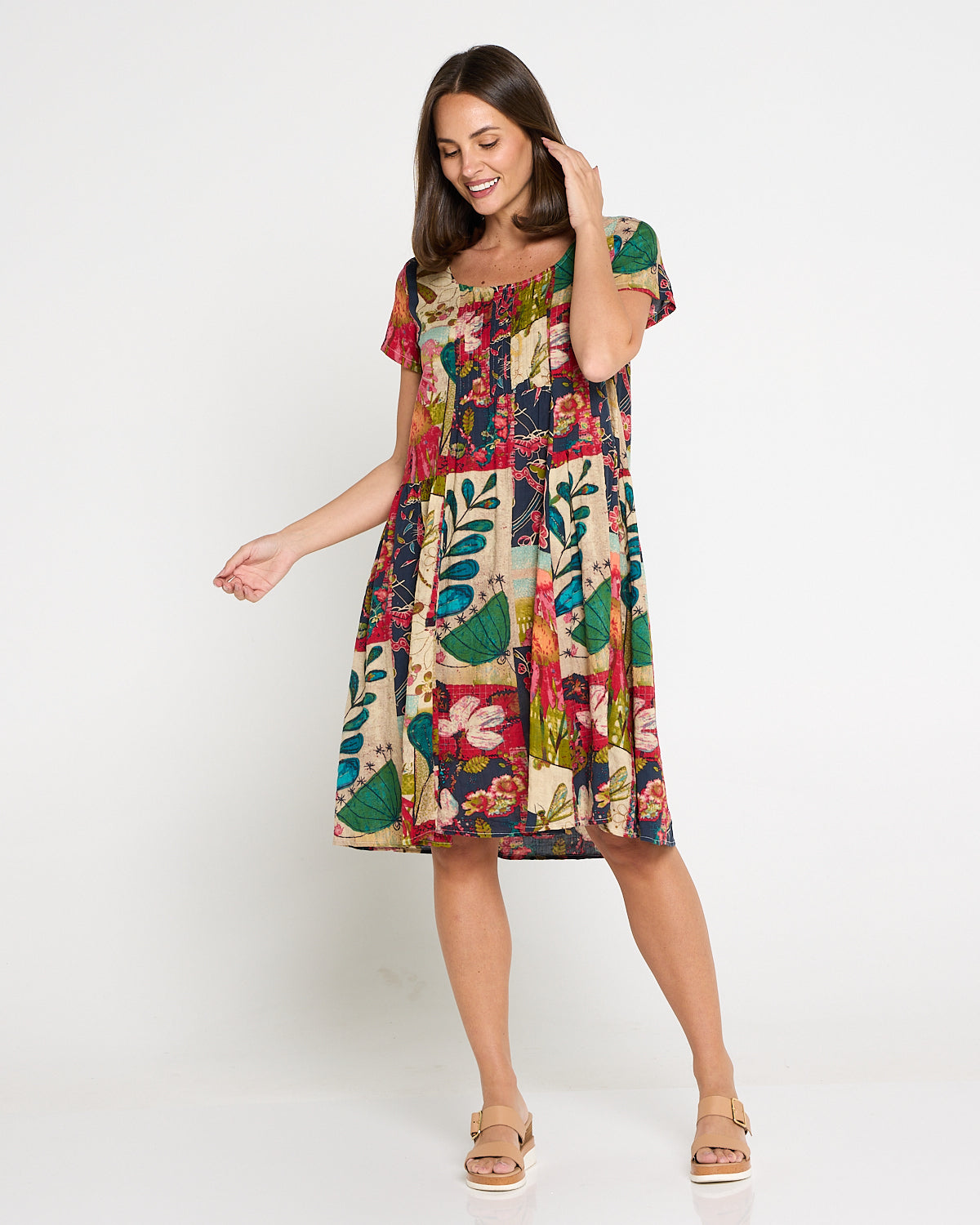 Emery Cotton Dress - Bohemian Dream