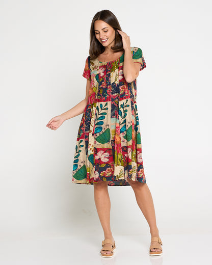 Emery Cotton Dress - Bohemian Dream