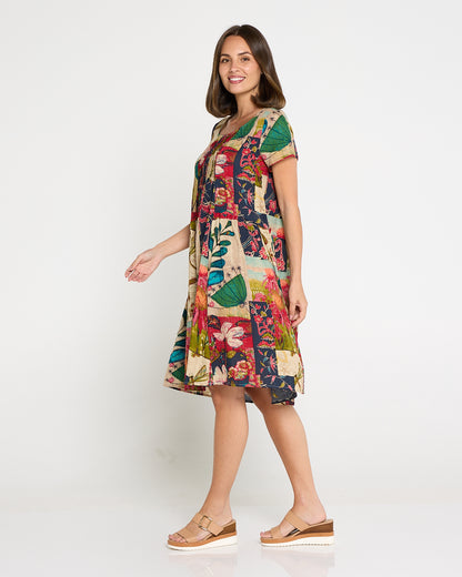 Emery Cotton Dress - Bohemian Dream