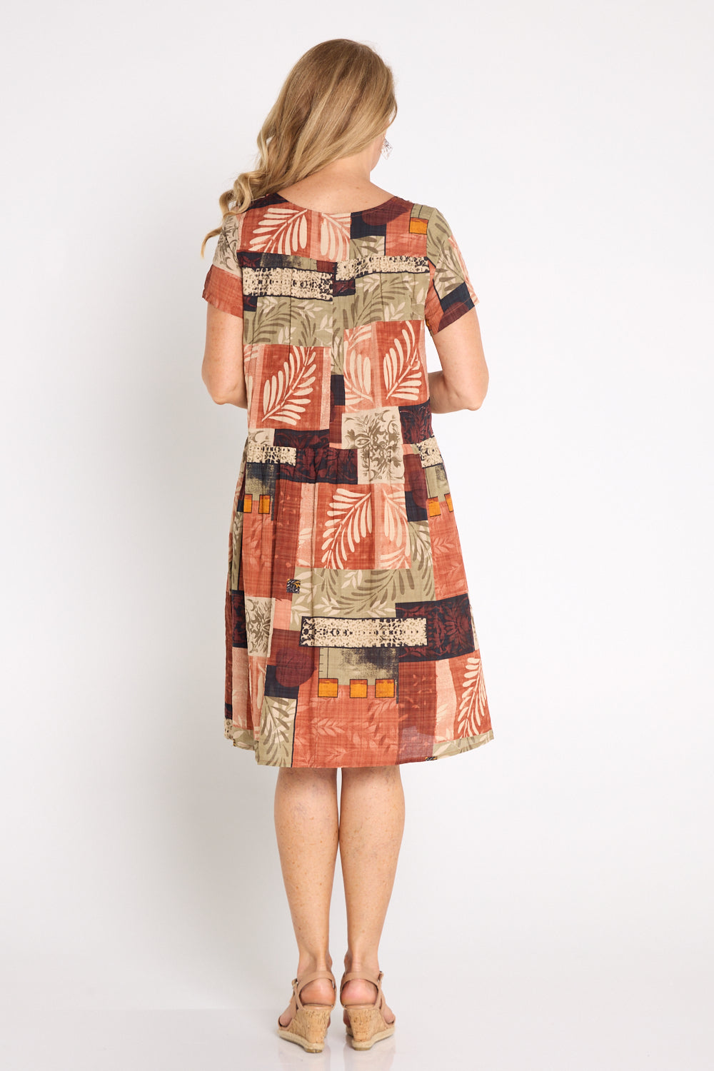 Emery Cotton Dress - Midcentury Mosaic