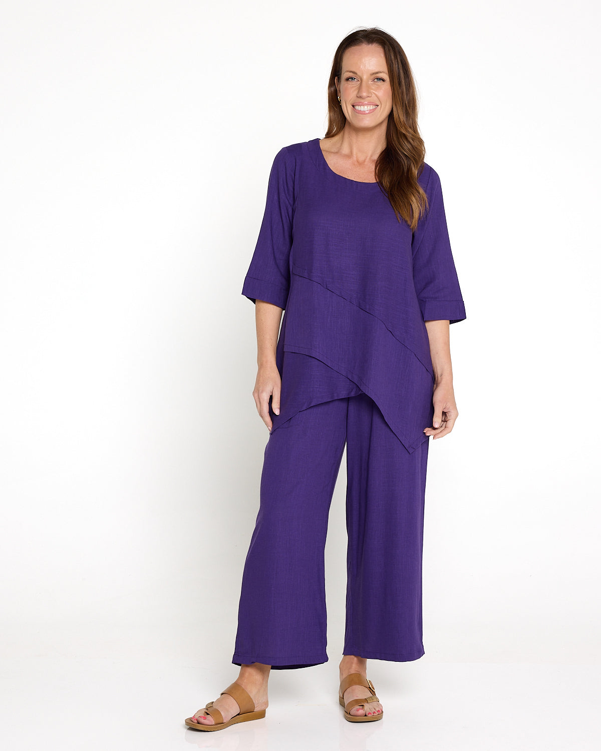 Esther Top & Aiko Pants - Purple