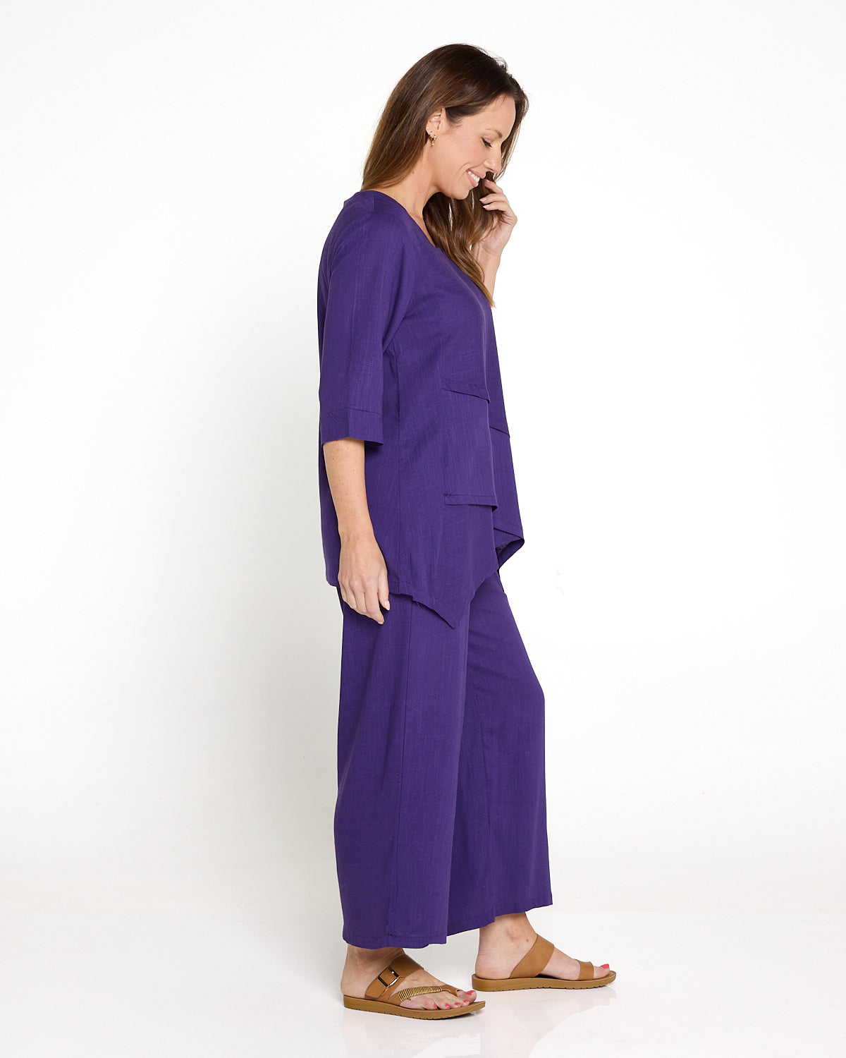 Esther Top & Aiko Pants - Purple