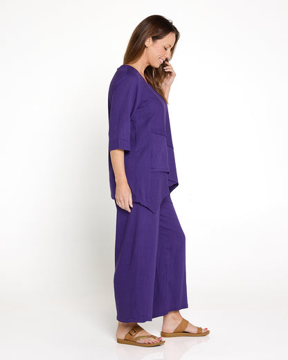 Esther Top & Aiko Pants - Purple