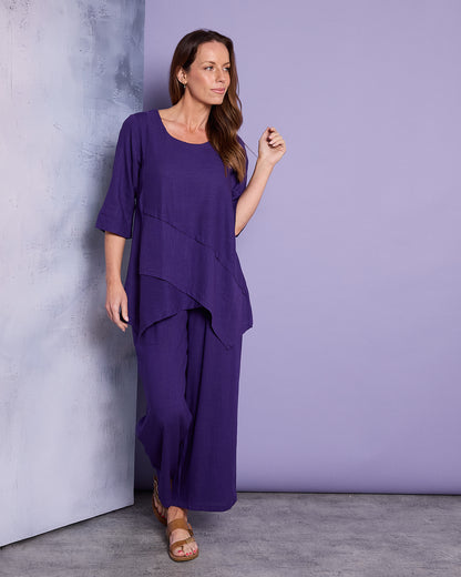 Esther Top & Aiko Pants - Purple