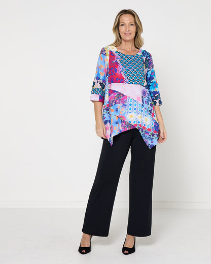 Esther Top - Garden Mosaic