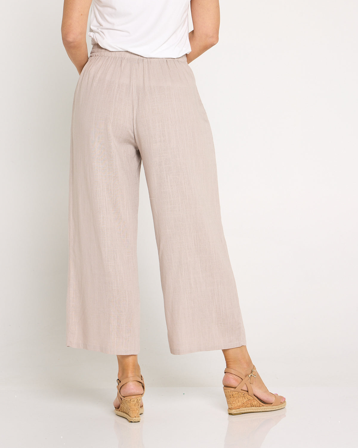 Aiko Linen Pants - Taupe