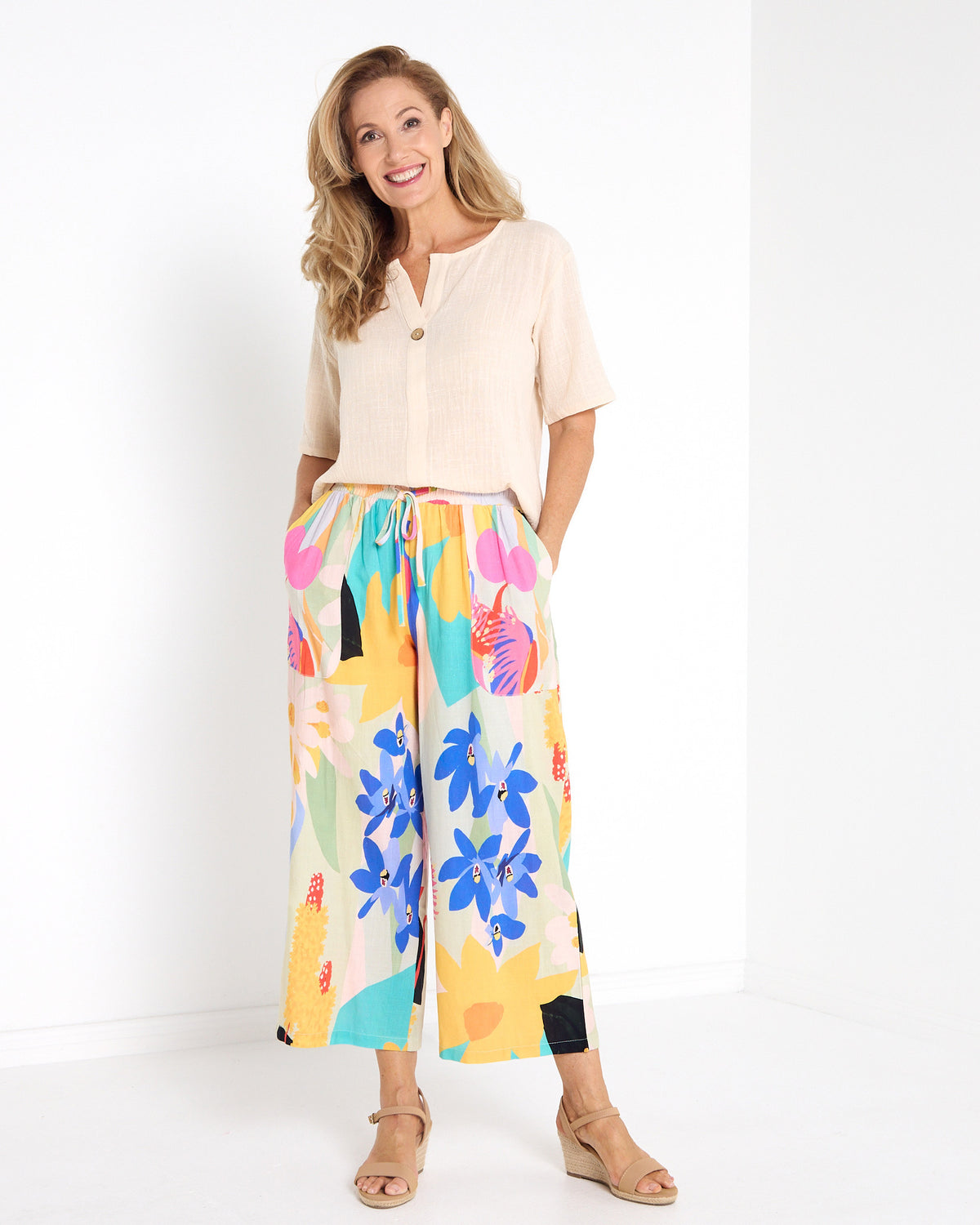Taverna Cotton Top - Natural