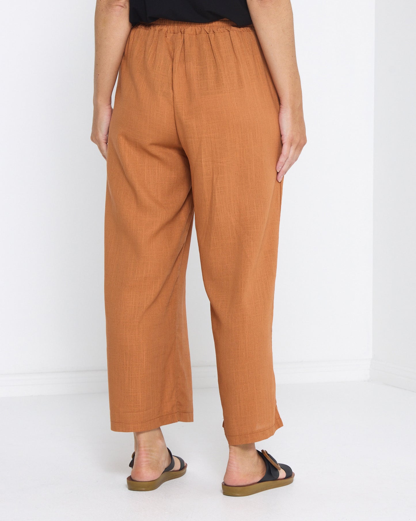 Aiko Linen Pants- Tan
