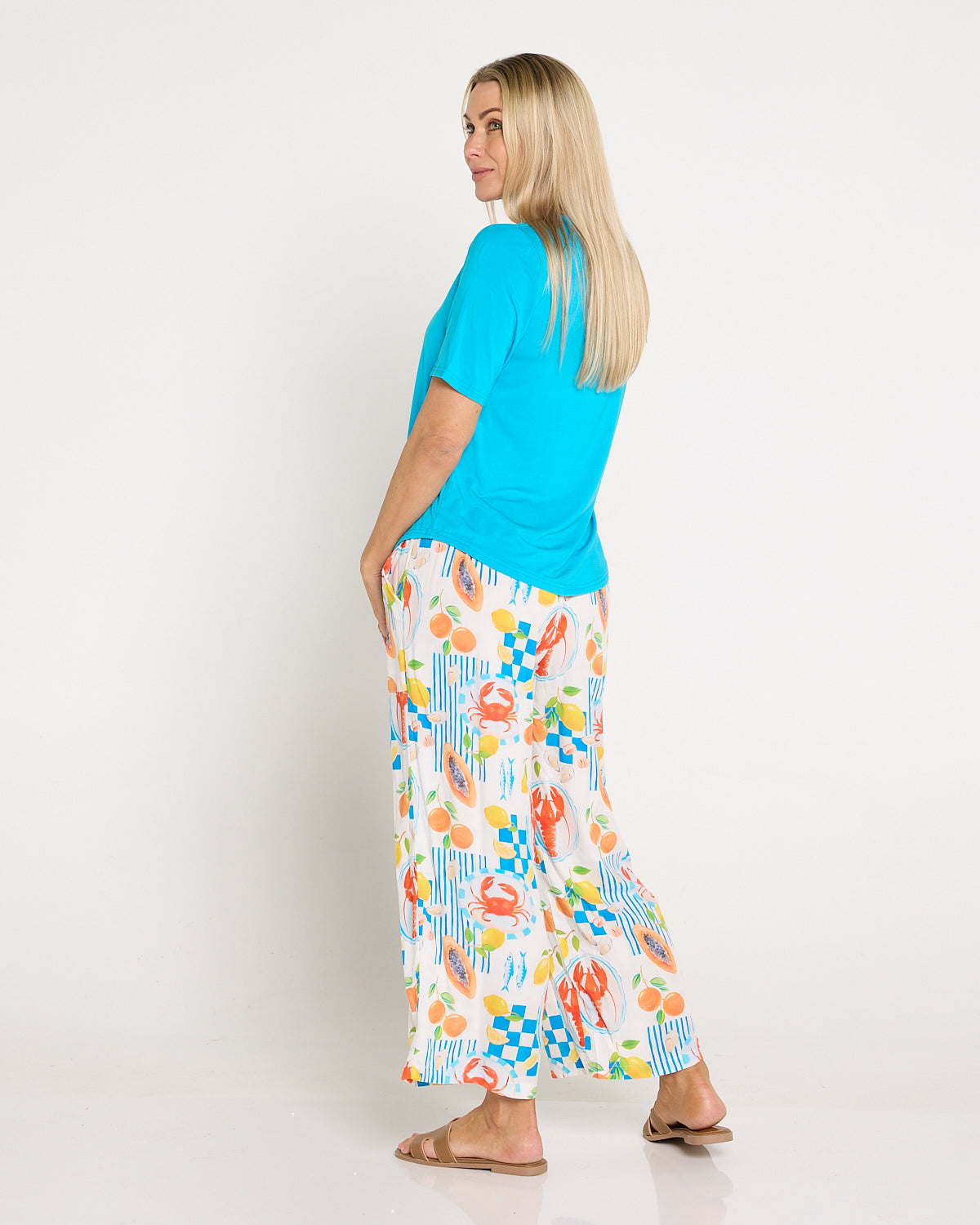 Aiko Lightweight Pants - Papaya Picnic