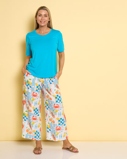 Aiko Lightweight Pants - Papaya Picnic