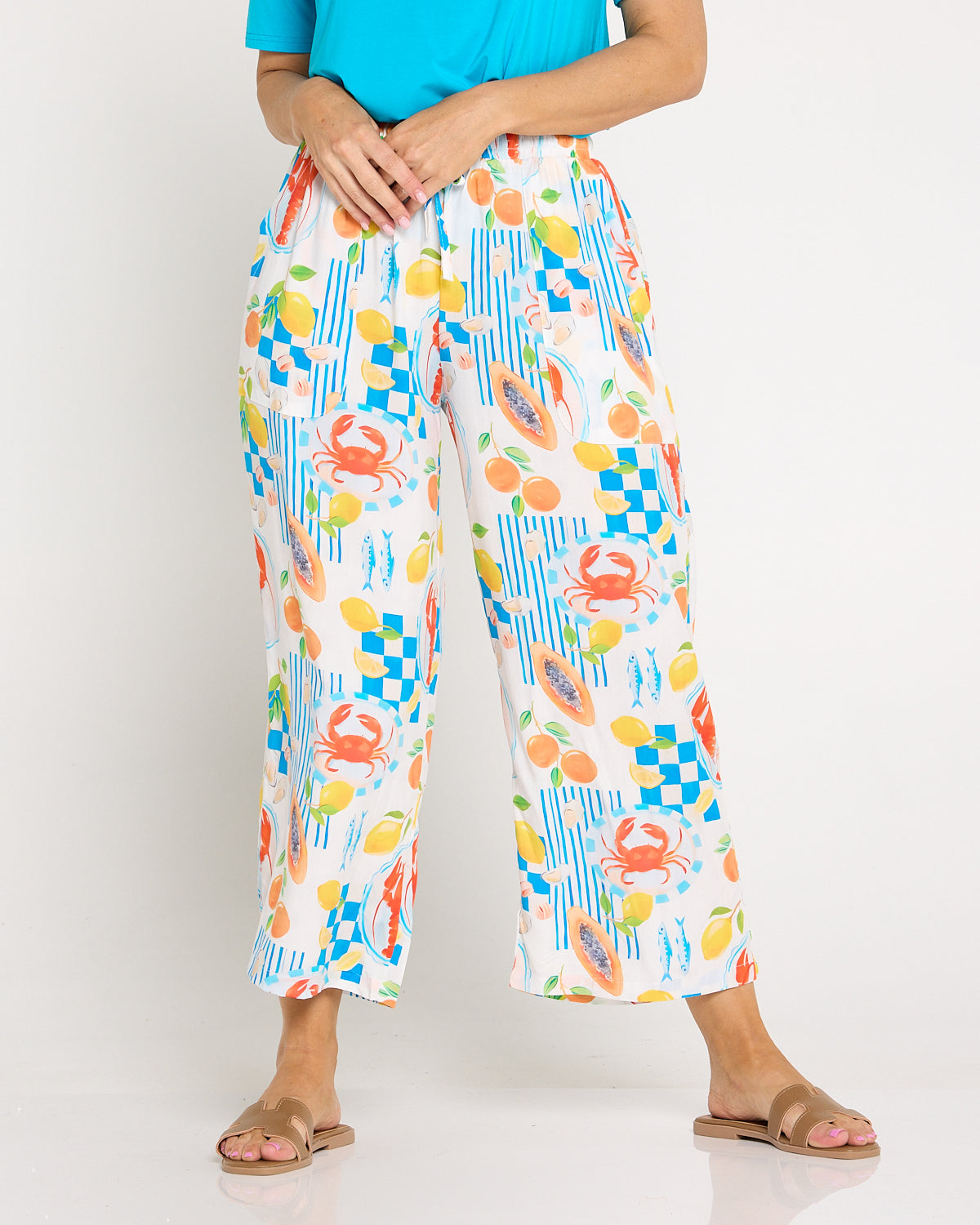 Aiko Lightweight Pants - Papaya Picnic