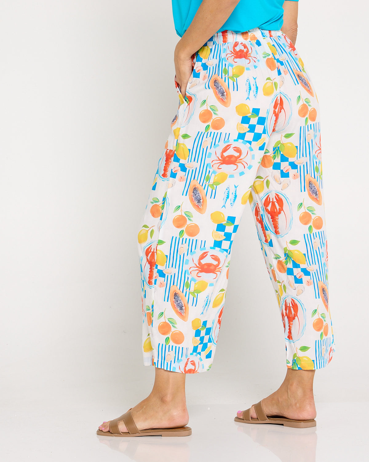 Aiko Lightweight Pants - Papaya Picnic