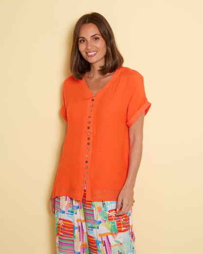 Gemma Top - Tangelo