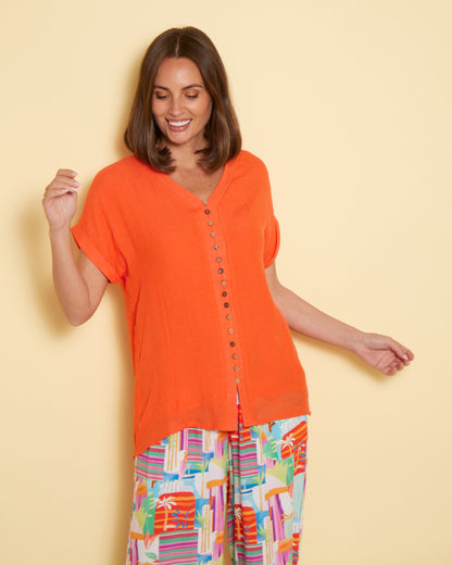 Gemma Top - Tangelo