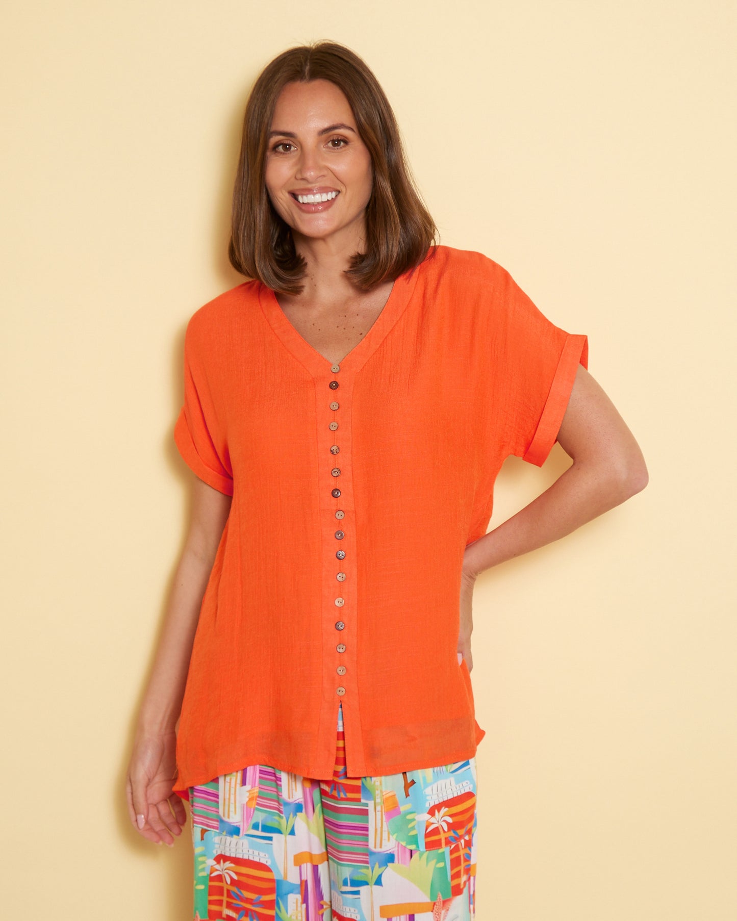 Gemma Top - Tangelo