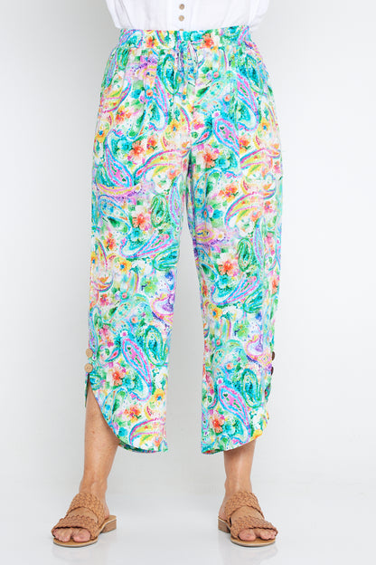 Cartia Pants - Tropical Paisley