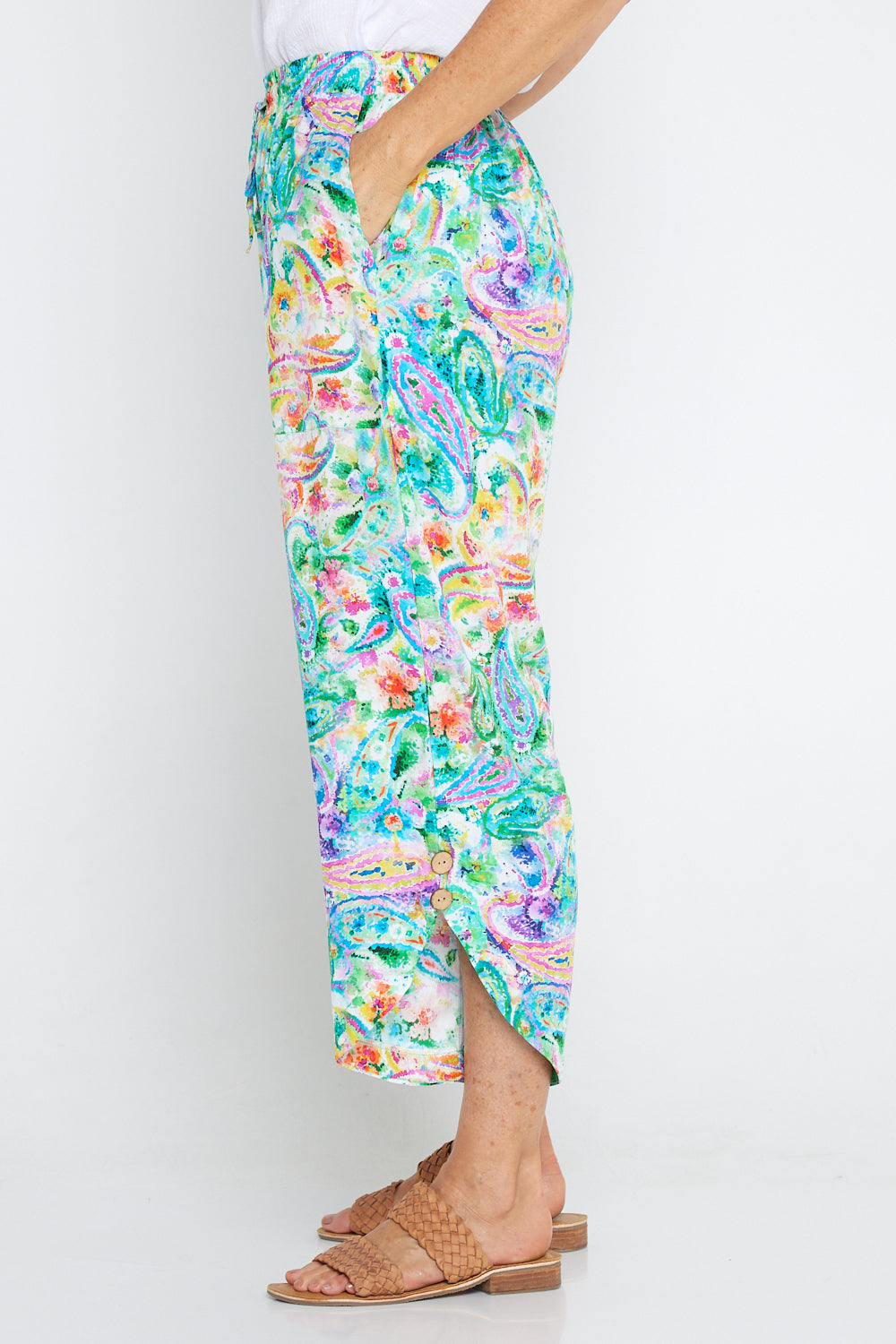 Cartia Pants - Tropical Paisley