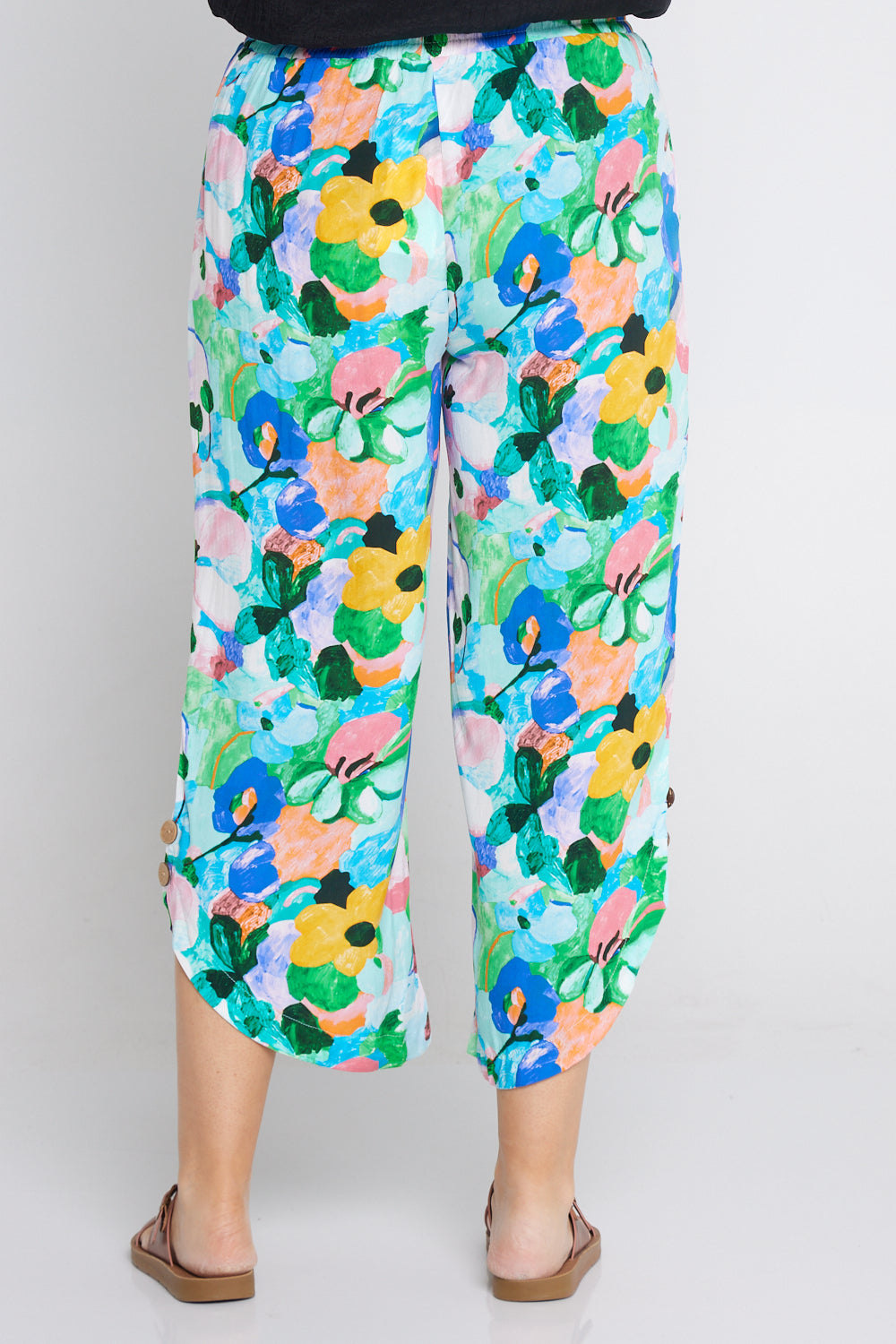 Cartia Pants - Bright Summer Floral