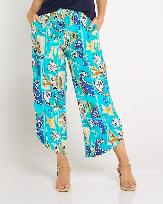 Cartia Pants - Seaside Paisley