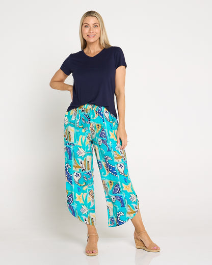 Cartia Pants - Seaside Paisley
