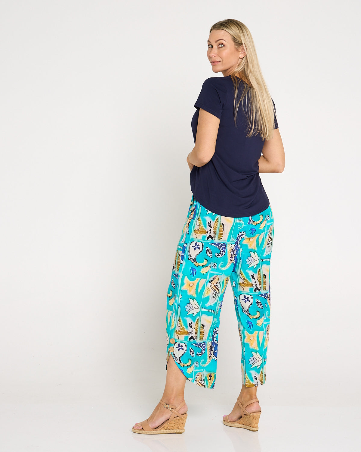 Cartia Pants - Seaside Paisley