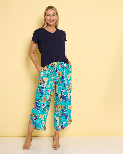Cartia Pants - Seaside Paisley