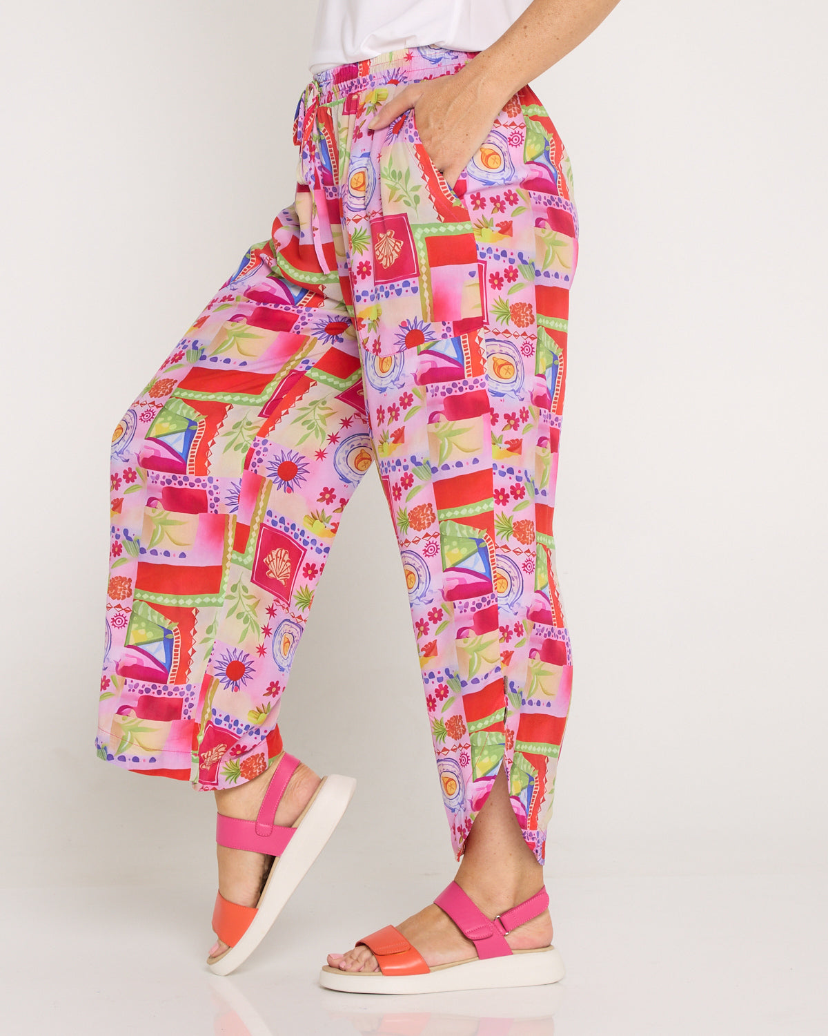 Cartia Pants - Tropicana Tiles