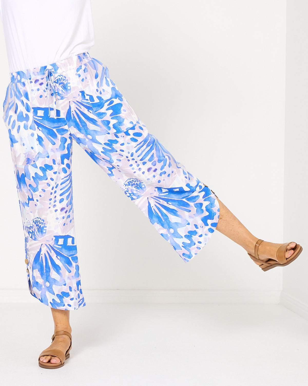 Cartia Pants - Lagoon Blue