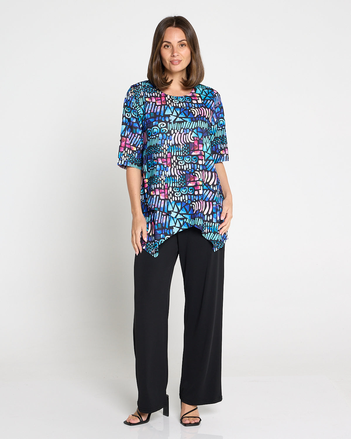 Judith Top - Paua Shell Print