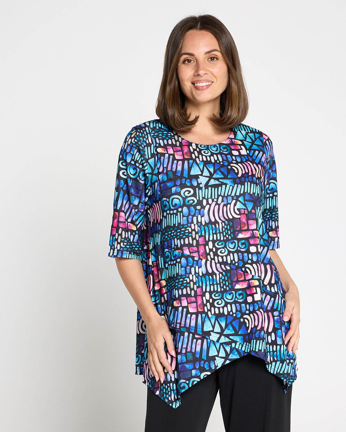 Judith Top - Paua Shell Print