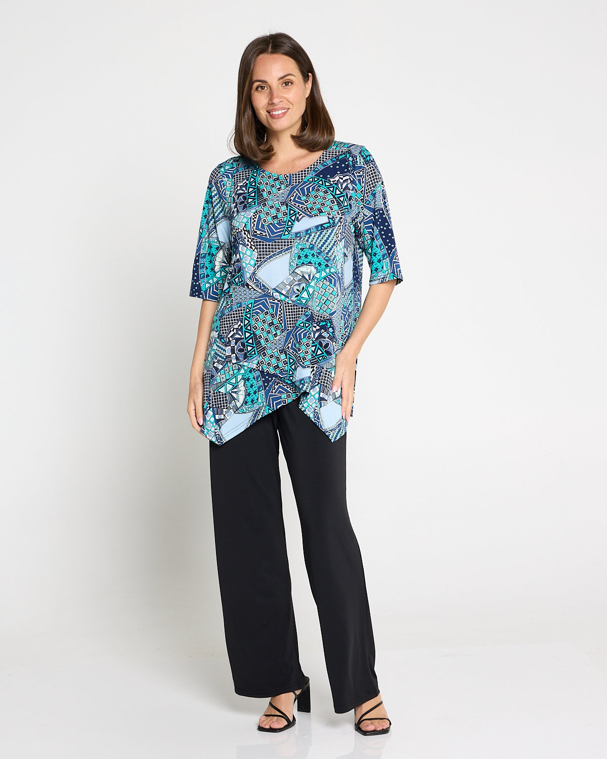 Judith Top - Aquamarine Mosaic